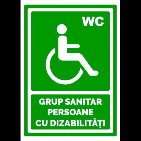 Indicator verde grup sanitar persoane cu dizabilitati